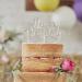 Ginger Ray Happy Birthday Wooden Cake Topper Decoration Boho Wood Brown