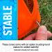 Franklin Sports Mini Soccer Cones - Flexible Orange Cones for Drills and Games - 9 Inches - Buy Online on GoSupps.com