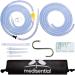 Medisential Replacement Parts Pack for Your Enema Bag, Bucket Kit or Bulb - Two Hoses (7ft & 5ft), Tips, Connectors, Check-Valve, Stopcock, Clamp, Storage Bag & Hook
