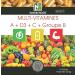 NAKURU | Multi-Vitamins | Boost Range | Made in France | Vitamin A + D3 + C + Group B (90 Capsules of 385mg / Net Weight: 34.5g) - Buy Online on GoSupps.com