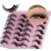 Magnetic Eyelashes Cat Eye Wispy Lashes Magnetic False Eyelashes with Applicator No Glue Needed Natural Strip Lashes Durable 1 Pair Magnetic Lashes