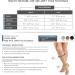 Shop Sheer Compression Stockings for Women | 15-20 mmHg Knee High Open Toe 20 Denier - Medium Taupe (6 Pairs) - International Shipping Available - Buy Online on GoSupps.com