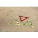 Wahu TriBlade Green Boomerang - Soft Lightweight Flying Toy for Right or Left-Handed Users - Buy Online on GoSupps.com
