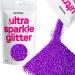 Hemway | Ultra Sparkle Glitter FINE 1/64" 0.15" 0.4mm 375 micron 100g Purple Purple Fine - 100g