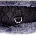 Merauno Lamb Wool Moon Belt Saddle - Anatomically Concave Short Dressage Belt in Nature Black Brown Anthracite (75cm) - Premium Merino Wool for Enhanced Slip Resistance - Buy Online on GoSupps.com