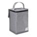 B ABA - Insulated Baby Meal Pouch - Large Capacity - Thermal Bottle Storage - Bag for carrying full meals - Foldable - Soft Waterproof Material - Grey