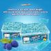 Sweetzone Sweetzone Fizzy Blue Raspberry 805g - 350 Gummies - Delicious Raspberry Chew Candy - Dive into Blue Candy with this Halal Candy Perfect for Everyone - Buy Online on GoSupps.com