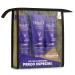 3 Piece Violet Toning Kit for Blonde Hair - Shampoo 280ml Conditioner Cream 250ml Intensive Moisturizing Cream 250ml for Advanced Hydration and Repair - Professional Trivitt by Itallian Hairtech
