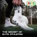Tapedesign Unisex Allround Kids Socks - One Size White | International Shipping Available - Buy Online on GoSupps.com