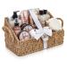 Coconut Vanilla Bath Spa Gift Set - 15 piece Luxury Basket with Bubble Bath, Body Lotion, Bath Salts, and More - Shower Puff, Bath Bombs, Soap and Towel Included - Buy Online on GoSupps.com