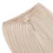 Silk-Co Hair Extensions - Smooth Synthetic with Invisible Cord Dark Blonde Mix 50cm | Seamless Hair Sealing for Women - Buy Online on GoSupps.com