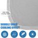 Shop Ailemei Direct Cooling Overmall Ceiling - Breathable Double-Sided Summer Bed for Hot Sleepers (127 x 152.4 cm) - Gray Throw for Night Sweats - Buy Online on GoSupps.com