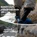 Randy Sun Merino Wool Waterproof Hiking Socks - Lightweight & Breathable - 1 Pair Black - Buy Online on GoSupps.com