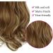OMGREAT Long Halo Hair Extensions Highlight 20 Inch Wavy Curly Synthetic Hair - Ginger Brown Mix Bleach Blonde - Buy Online on GoSupps.com