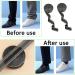 Pants Edge Shorten Self-Adhesive Hem Tape - 2 Rolls, 11 Yards, Permanent Washable Fabric Fusing Tape for Pants, Jeans & Clothes - Black + White 1in x 5.5yd - Buy Online on GoSupps.com