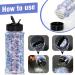 100g Christmas Glitter Sequin - Sparkling Epoxy Resin Snowflake Flakes for Nails Face & Festival Decoration - Buy Online on GoSupps.com