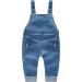 KIDSCOOL SPACE Baby & Little Boys/Girls Water Washed Ripped Soft Denim Overalls 6-12 Months Light Blue-1992 - Buy Online on GoSupps.com