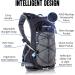 Vibrelli Hydration Pack with 2L Water Bladder - Lightweight Hydration Backpack for Running, Cycling, Hiking, Skiing & Snow - High Flow Bite Valve - Men, Women & Kids - Black - Buy Online on GoSupps.com