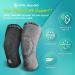 Vital Salveo Knee Compression Sleeve for Swelling Recovery | Knee Brace for Pain Relief in Men & Women | Unisex Sports Support for Running Basketball & Gym (Light Grey XXXL - Buy Online on GoSupps.com