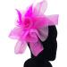 Hot Pink Fascinator Ladies Feather Beak Clip Fascinator / Headband Weddings Races Royal Ascot Hair Piece - Buy Online on GoSupps.com