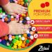 Zelssi Pom Poms Pack - 400 Pompom Balls & Googly Eyes - Vibrant Assorted Colors for DIY Crafts - Buy Online on GoSupps.com