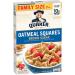 Quaker Oatmeal Squares Breakfast Cereal Brown Sugar 21oz Family Size Box