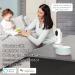 Motorola Ease 44 Connect WiFi Baby Monitor with Camera - 4.3 Display - Night Vision Lullabies - Room Temperature Monitoring - White - Buy Online on GoSupps.com