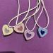 Kuaiyiju Dopamine Heart Neck Choker - Exquisite Heart Pattern with Cool Bow & Hollow Charm - Women's Violet Collarbone Chain - Buy Online on GoSupps.com