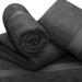 Ariv Towels - Premium Bamboo Cotton Bath Towels Set | Ultra Absorbent, Soft Feel, Quick Drying | 30 X 52 | Grey | Set of 4 - Buy Online on GoSupps.com