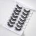 CHUN-YAN 18mm Wispy Mink Lashes - 8D Faux Mink Volume Lashes - 7 Pairs Pack - Buy Online on GoSupps.com