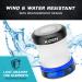KIZEN Solar Lantern - Collapsible LED Camping Lantern - Rechargeable Solar - USB Portable Lamp and Phone Charger for Emergency  Power Outage  Hurricane - Tent Lights  Hiking  Backpacking Gear  Blue - Buy Online on GoSupps.com