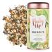 Pinky Up Energize Loose Leaf Wellness Tea, Green Tea Blend, Naturally Low Calorie & Gluten Free, Caffeinated 3.0 Ounce Tin, 25 Servings