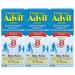 Childrens Advil Pain Reliever and Fever Reducer, Dye Free Children's Ibuprofen for Pain Relief, Liquid Ibuprofen for Children, White Grape - 4 Fl Oz (Pack of 3)