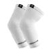 Gornation Ellenbogenbandagen - Elastic bandages for men & women - Elbow Sleeves for Calisthenics bodybuilding fitness - 1 pair white s s white