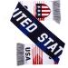 USA Soccer High-Definition HD Knit Scarf - Official Jersey Design - Buy Online on GoSupps.com