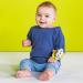Bright Starts 12092 Rattle & Teething Bracelet - BPA-Free Monkey & Elephant for Babies | Wearable Wrist & Ankle Accessory - Buy Online on GoSupps.com