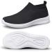 Vibdiv Women s Sneakers - Lightweight Comfortable Casual Office Flat Shoes - Black & White 43 EU - Buy Online on GoSupps.com
