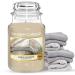 Yankee Candle fragrance candle - warm cashmere - candle with a long burning time for up to 150 hours large candle in the glass of warm cashmere warm cashmere