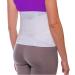 BraceAbility Women's Back Brace for Female Lower Back Pain - Lightweight Soft White Elastic Lumbar Compression Support Belt is Discreet Under Clothes for Ladies, Nurses, Walking (L) Large (Pack of 1)