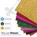 MiPremium Glitter Heat Transfer Vinyl HTV Starter Pack - 10 Color Iron On Bundle Kit for T-Shirt Press - Easy to Cut & Press - Buy Online on GoSupps.com