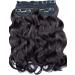 BOMBSHELL HAIR EXTENSIONS 250g 24" Curly 3 Pieces Full Head Clip On Hair Extensions Hair Piece Wig-DARK BLACK CHERRY M06 - Buy Online on GoSupps.com