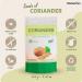 Nortembio Coriander Seeds 200 g. 100% Natural Origin. Coriander Seeds without Additives or Preservatives Vegan and Gluten Free. Airtight Zip Lock Packaging. - Buy Online on GoSupps.com