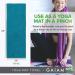 Gaiam Microfiber Yoga Mat Towel - Heron Lilac | Ideal for Hot Yoga & Bikram | Mat-Sized Design - Buy Online on GoSupps.com