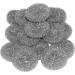 Witap 20-Piece Jumbo Scourer Set - 10 cm Round Steel Sponges for Effective Pan Cleaning - International Shipping Available - Buy Online on GoSupps.com