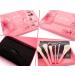 Luvia Sakura Vegan Makeup Brush Set - 10 Cosmetic Brushes with Pink/Rose Gold Clutch - Perfect Makeup Essentials for Flawless Application - Buy Online on GoSupps.com