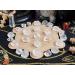 Crocon Clear Quartz Gemstone Rune Stone with Elder Futhark Alphabet Engraved Symbol 25 pcs Set | Size: 15-20 mm | With a pouch & rune brochure - Buy Online on GoSupps.com