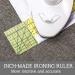 Hot Ironing Measuring Ruler - Heat Resistant Sewing Tool for Electric Iron - 10 Inches - Buy Online on GoSupps.com