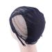 Adjustable Black Double Lace Wig Making Cap - M(54cm) for Making Wigs - Buy Online on GoSupps.com