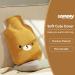 Hot Water Bottle with Cute Fleece Cover - 2L Water Bag for Pain Relief & Warmth | Samply Brown Bear Design - Buy Online on GoSupps.com