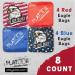 Play Platoon Tournament Series Cornhole Bags - Set of 8 - Red/Blue Eagle Design - Pro Style Dual Sided Slick and Sticky Bags - Buy Online on GoSupps.com